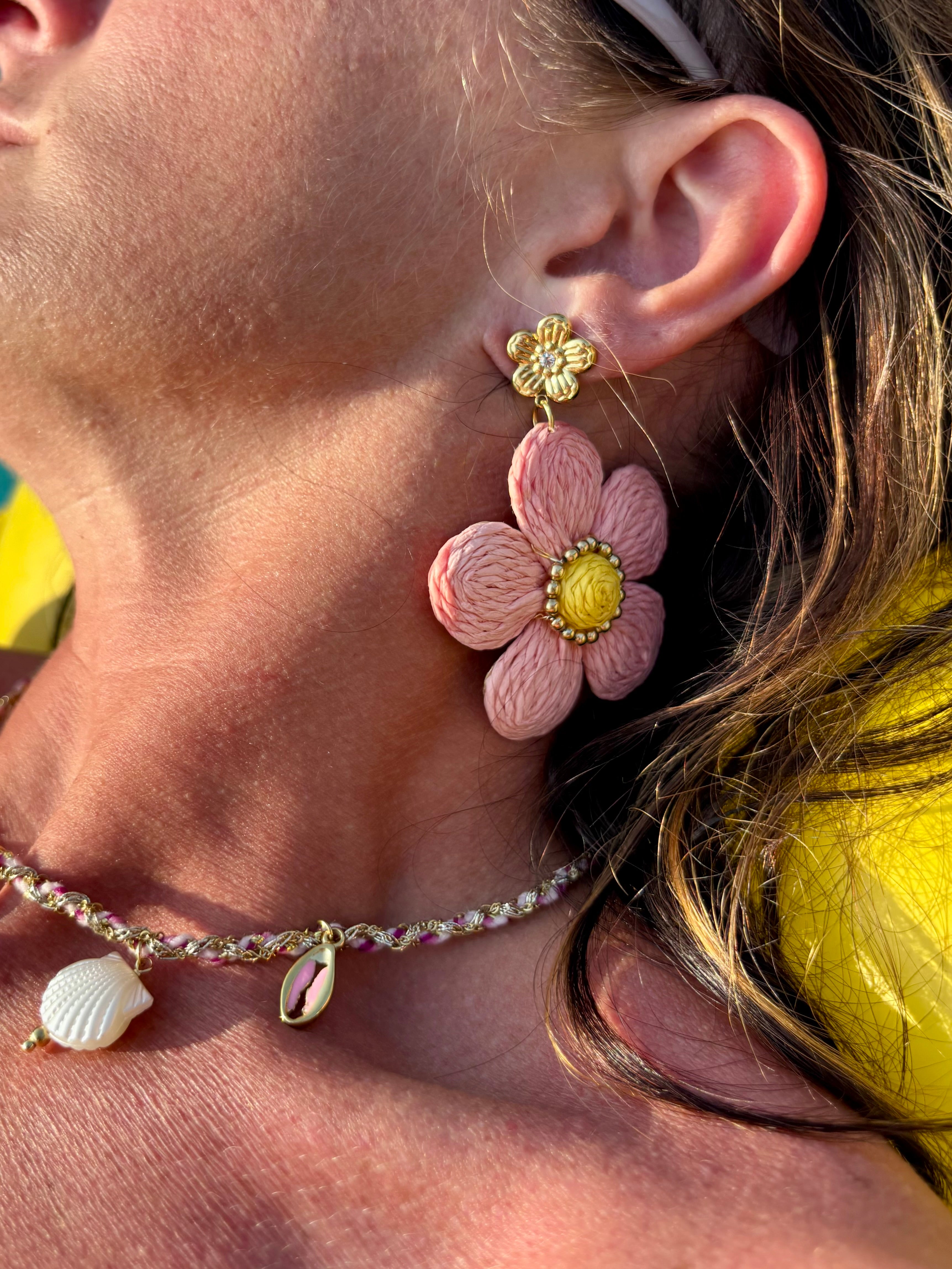 Boucles d’oreilles fleur