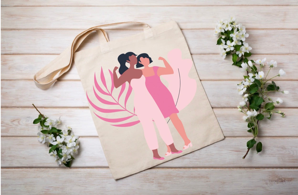 Tote bag octobre rose