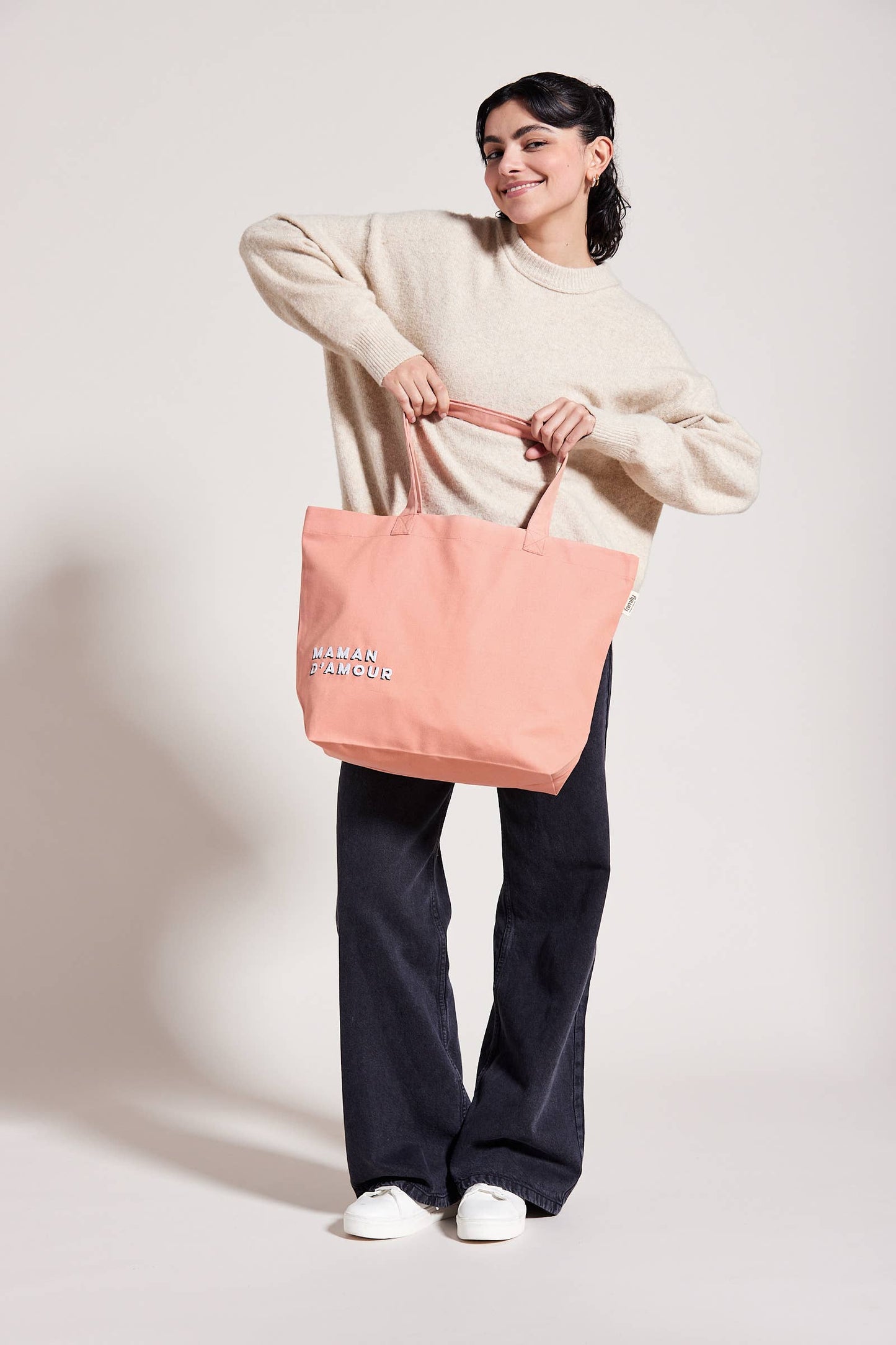 SAC SHOPPING MAMAN D’AMOUR ROSE