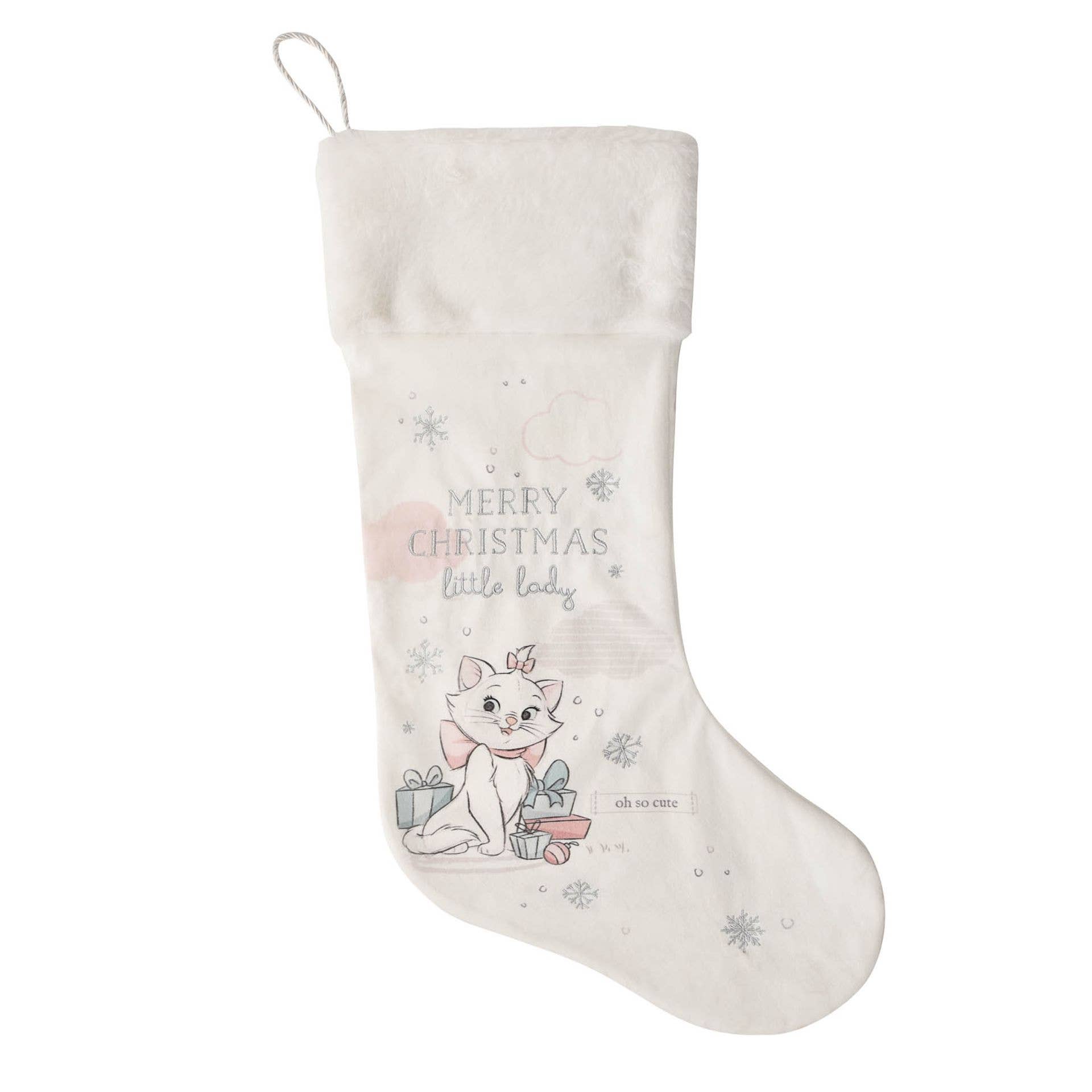 Chaussette Disney Oui Marie - Joyeux Noël, petite dame