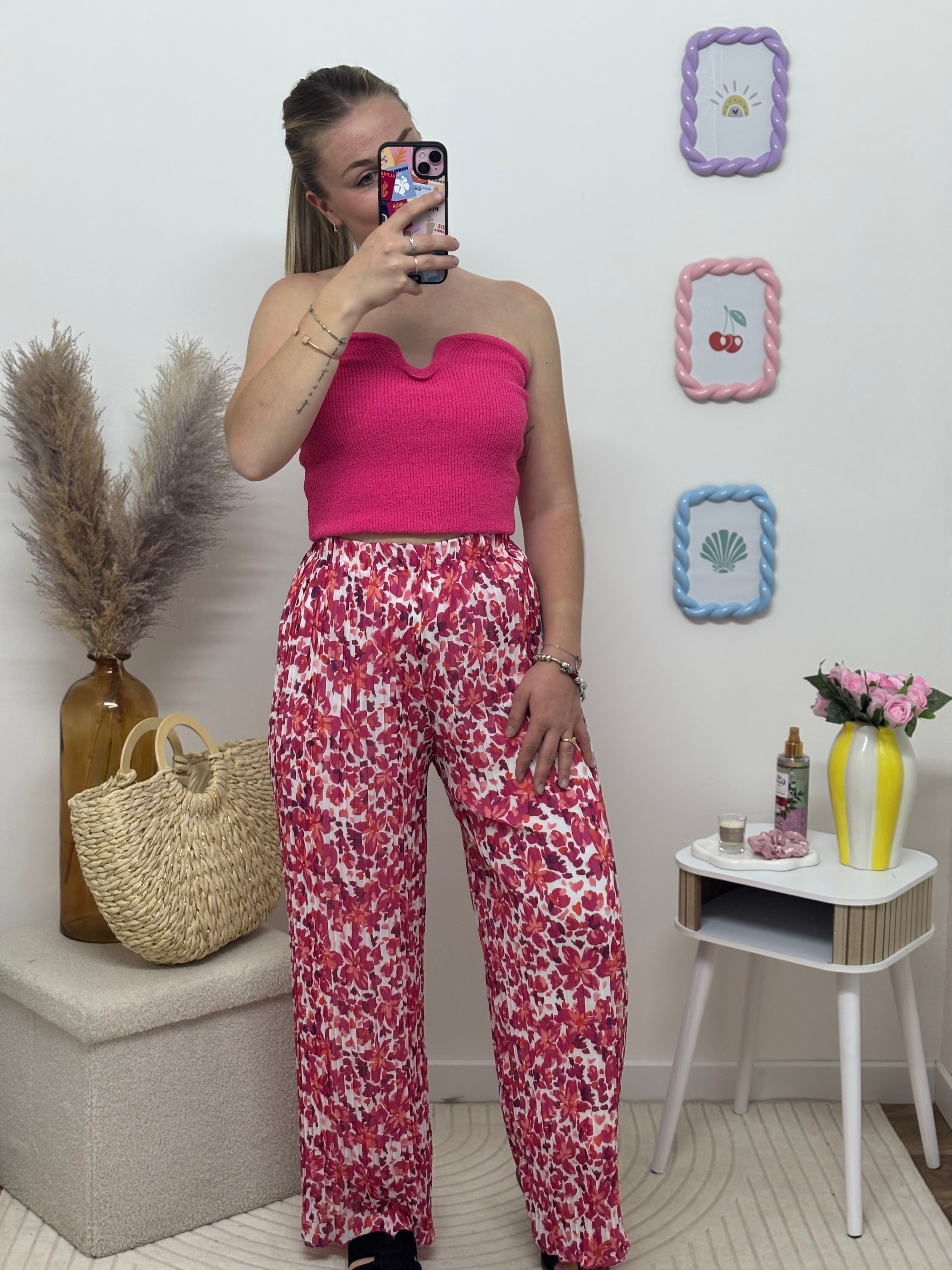 Pantalon plissée