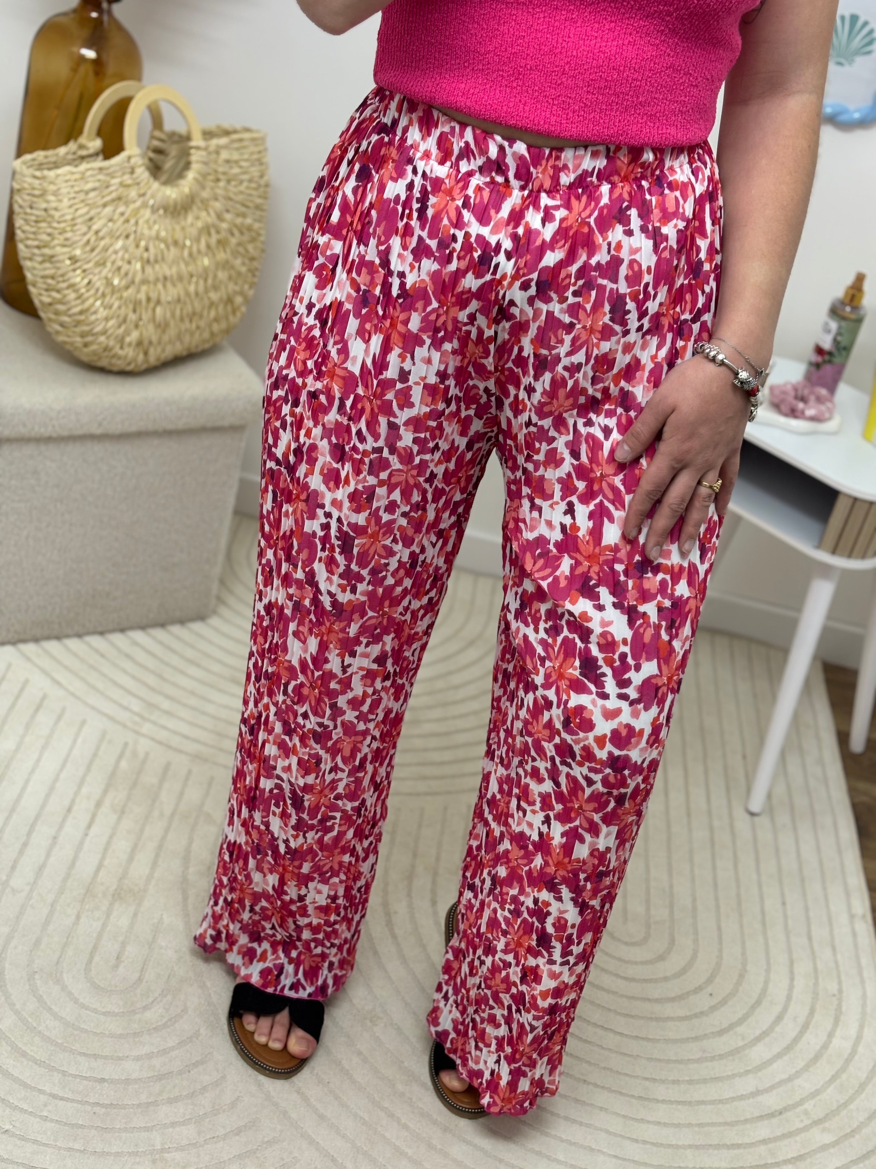 Pantalon plissée