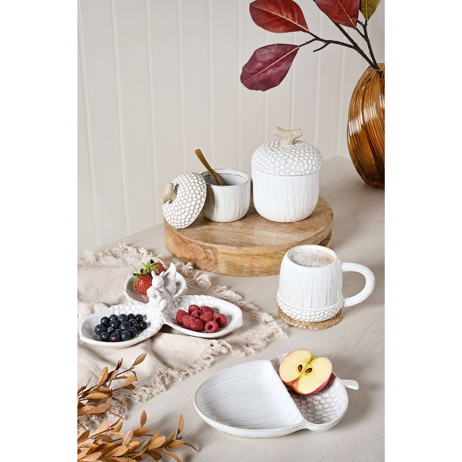 Grand bocal de rangement Country Living Acorn