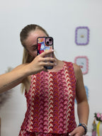 Top en maille crochet