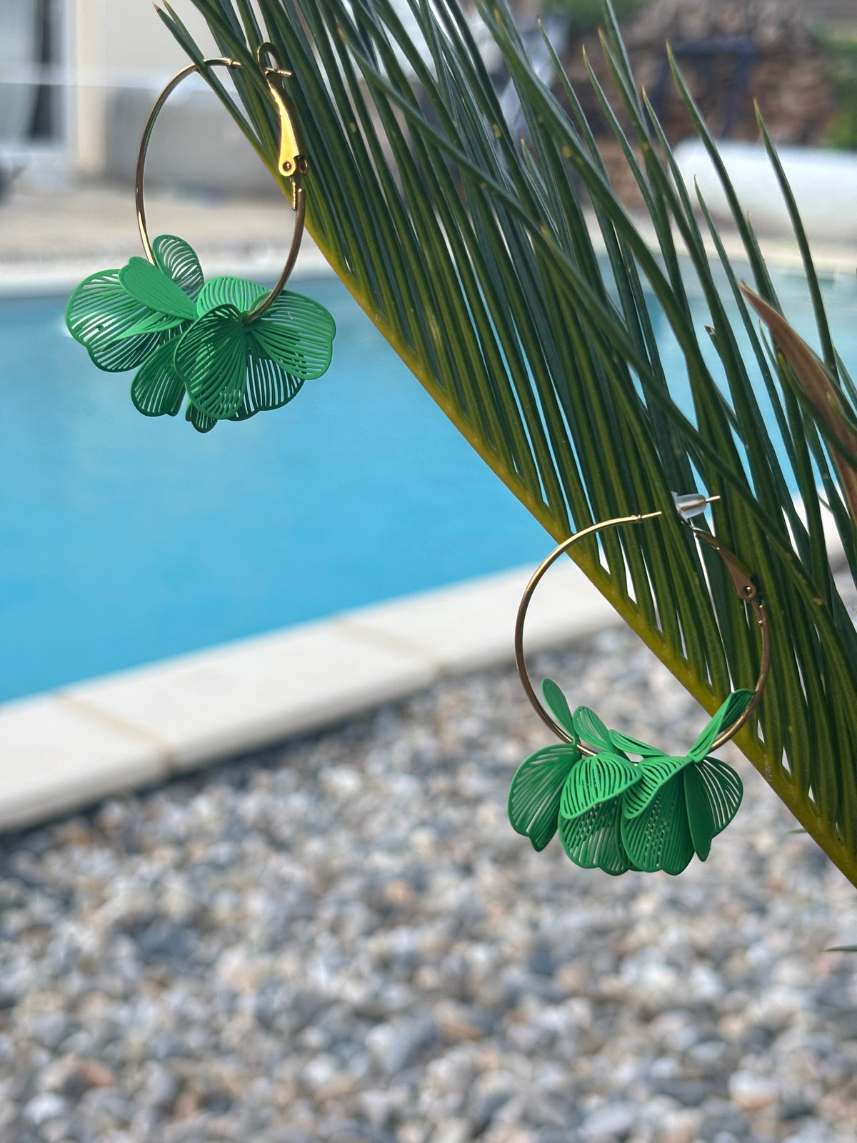 Boucles d’oreilles fleur