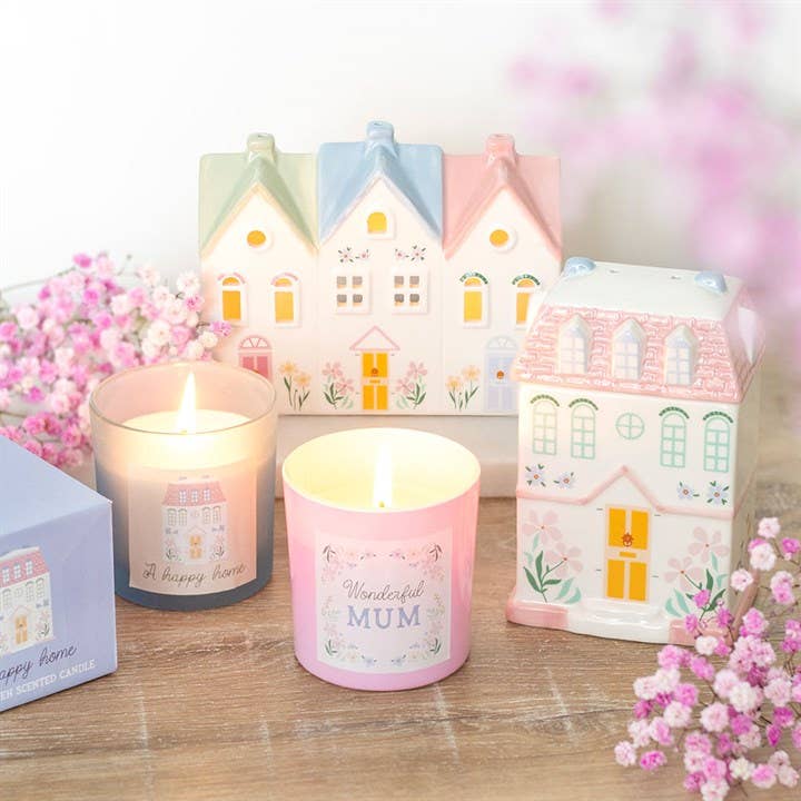 Une bougie en lin frais pour une maison heureuse