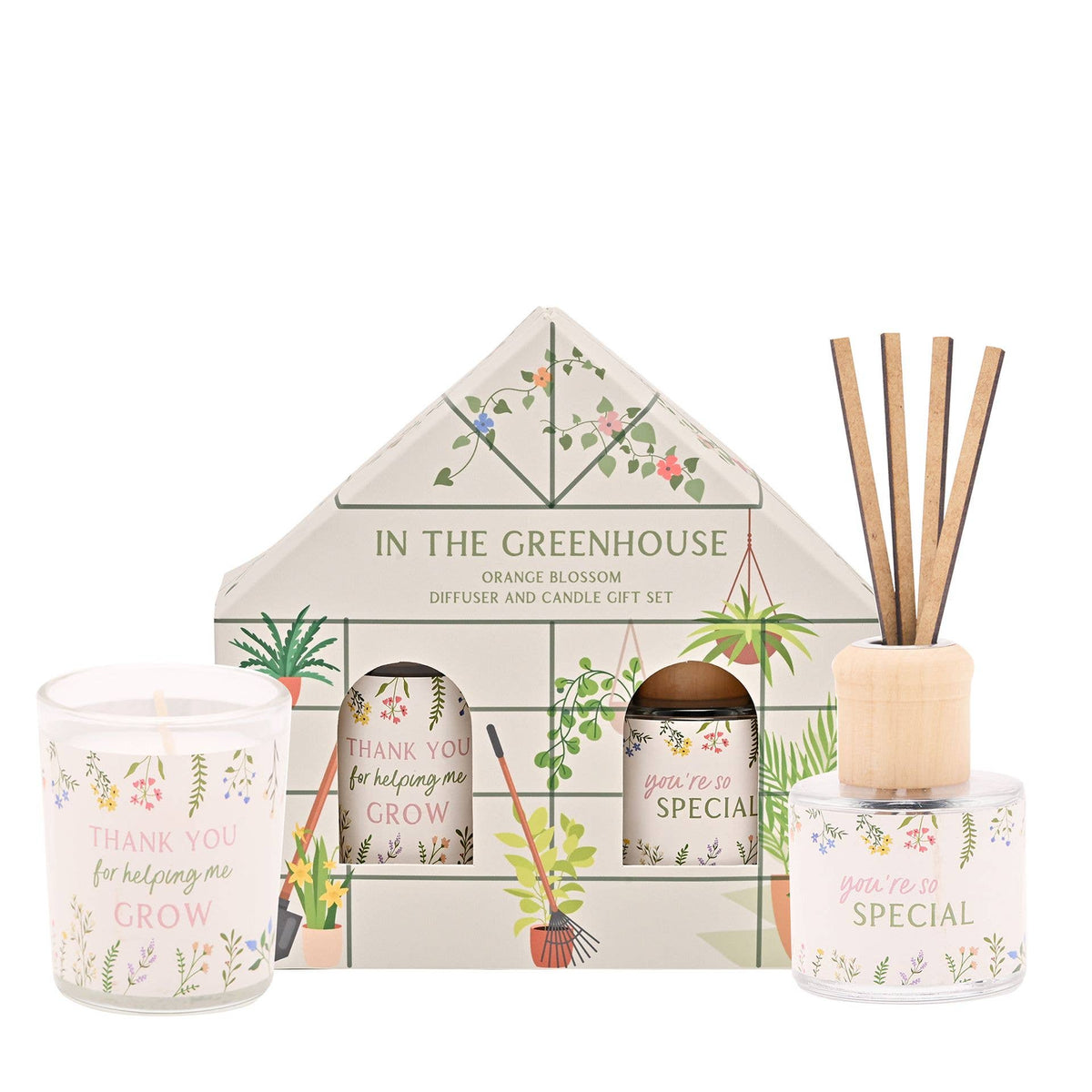 Ensemble de bougies et diffuseurs floraux The Cottage Garden