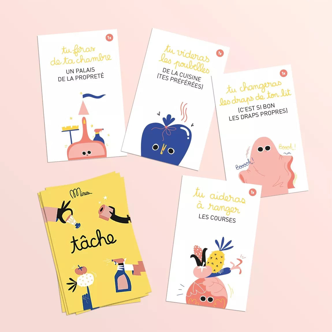 QUI S'Y COLLE ? Eh hop les corvées deviennent des jeux d'enfants...