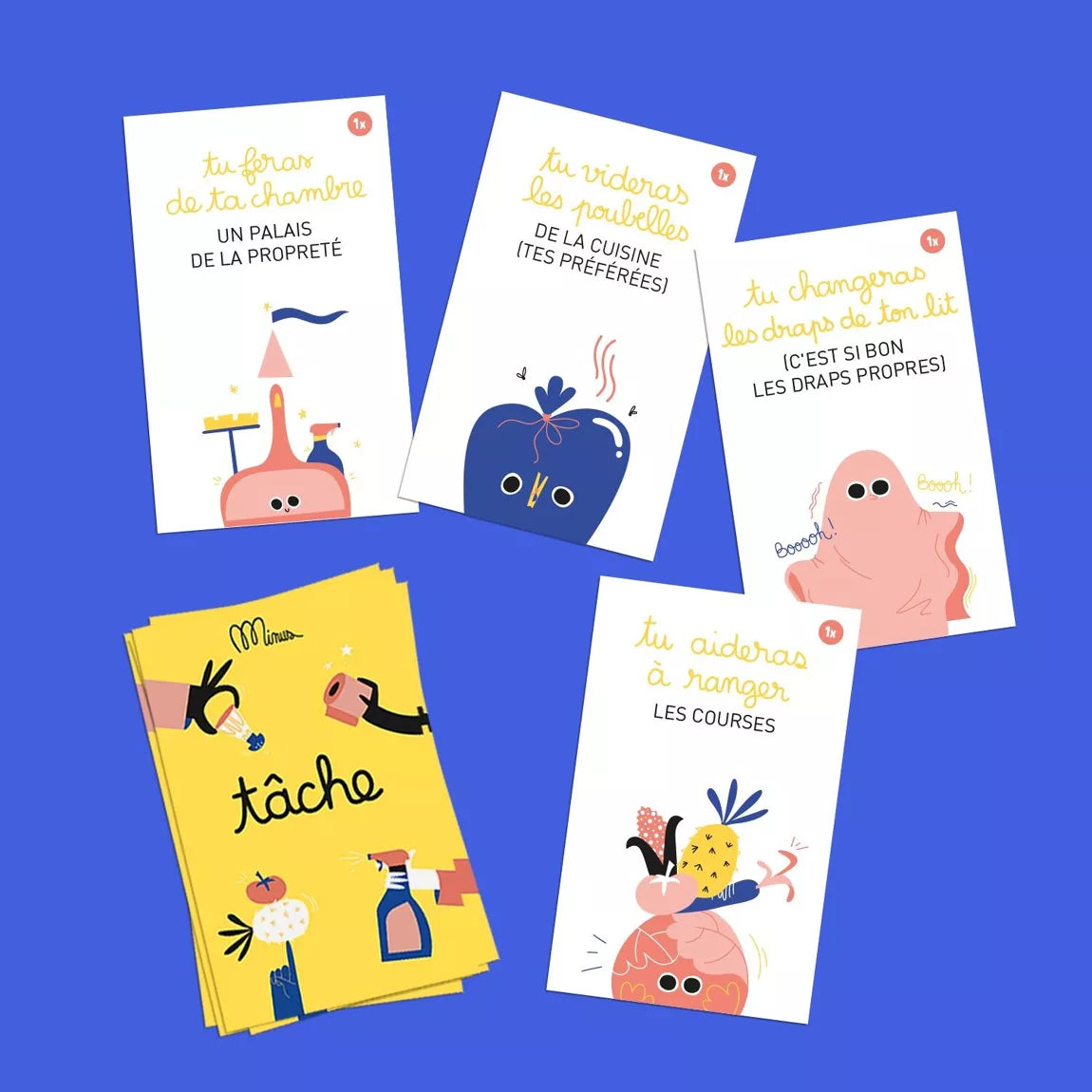 QUI S'Y COLLE ? Eh hop les corvées deviennent des jeux d'enfants...