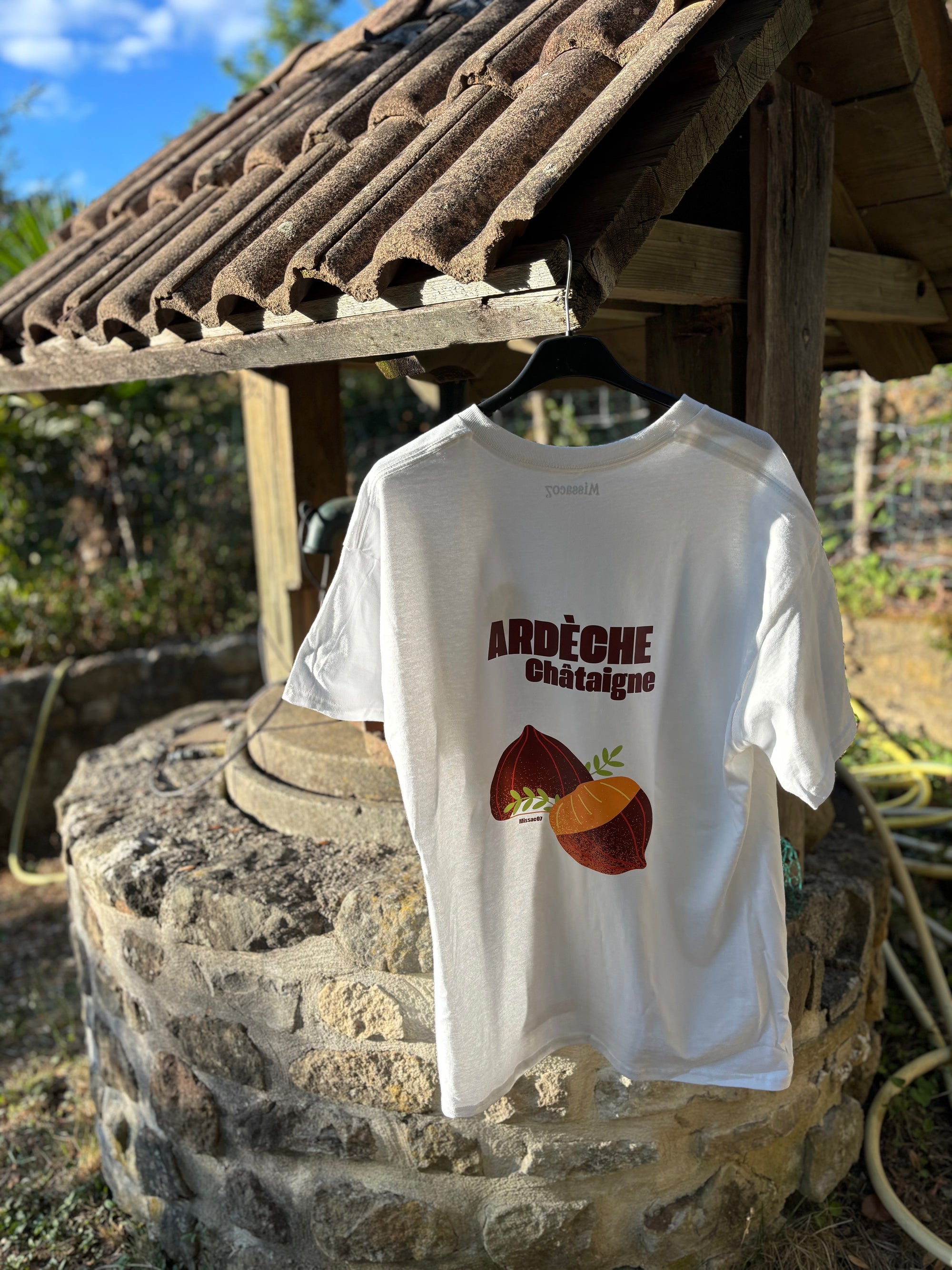 Tee-shirt Ardèche châtaigne