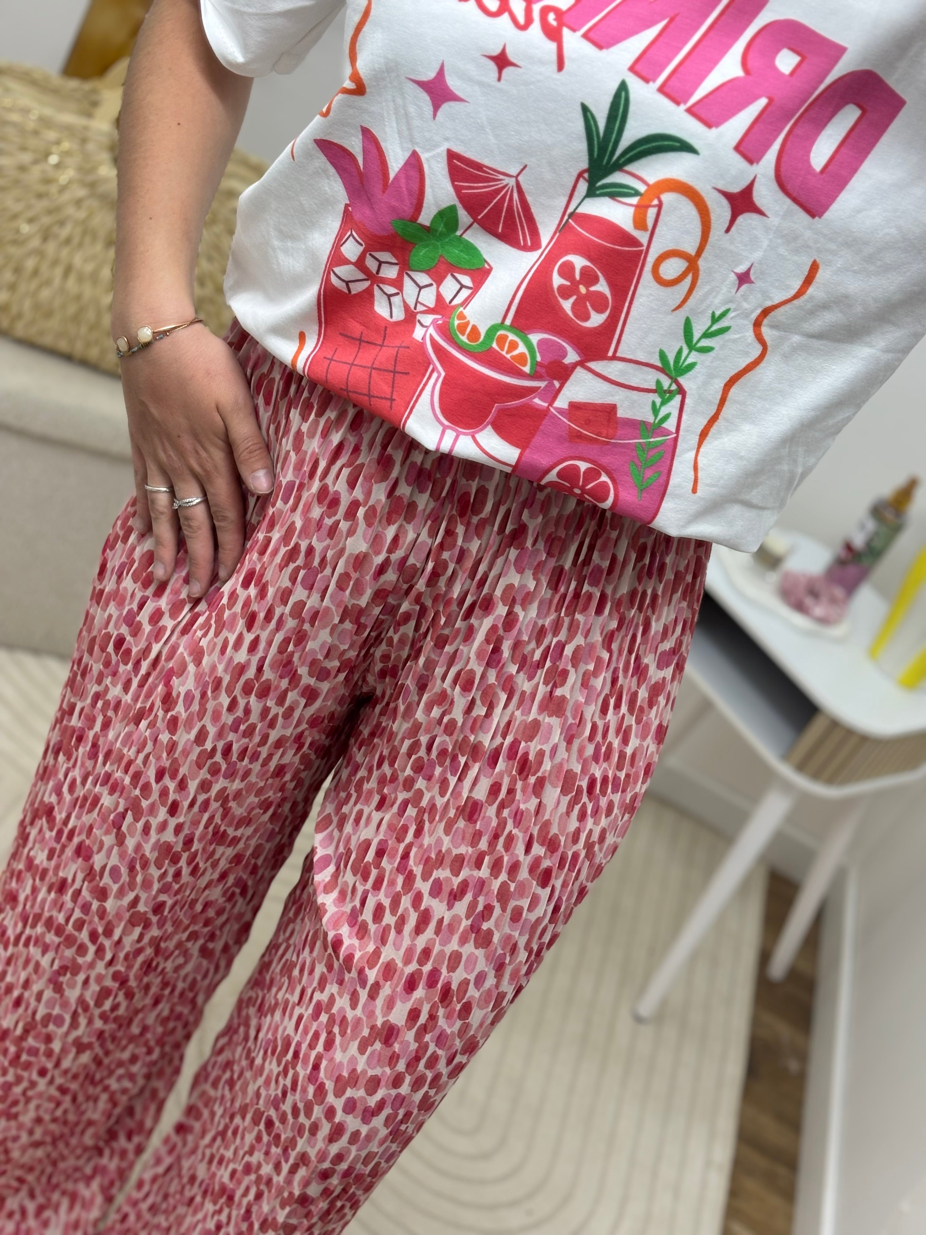 Pantalon plissée