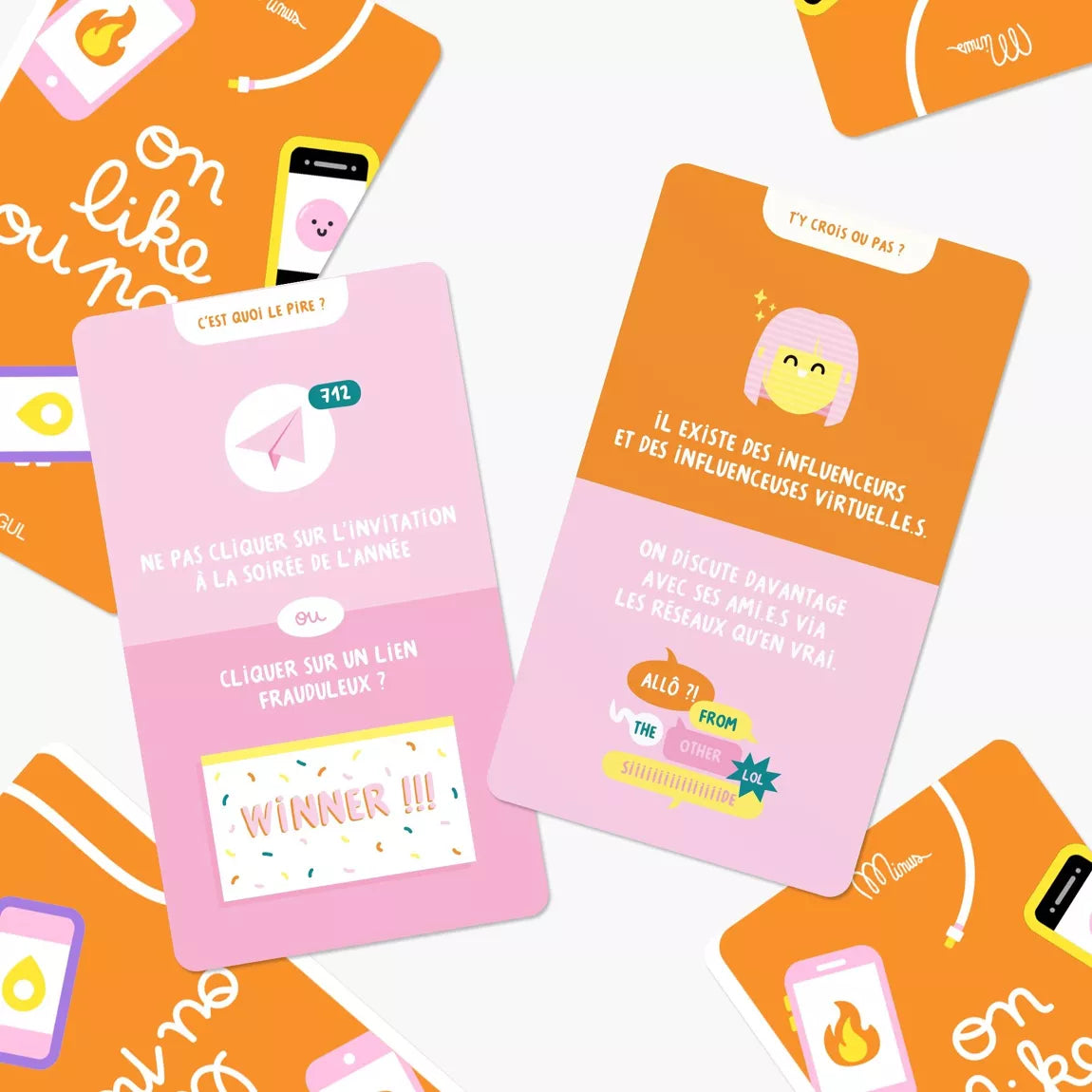 ON LIKE OU PAS ? 25 cartes pour débattre du bon usage de nos écrans !