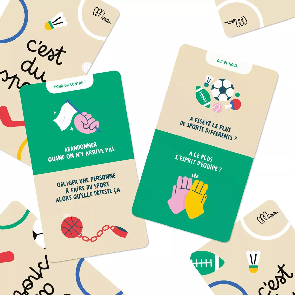 C'EST DU SPORT ! 25 cartes pour des débats drôlement musclés !