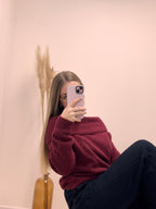 Pull col bardot
