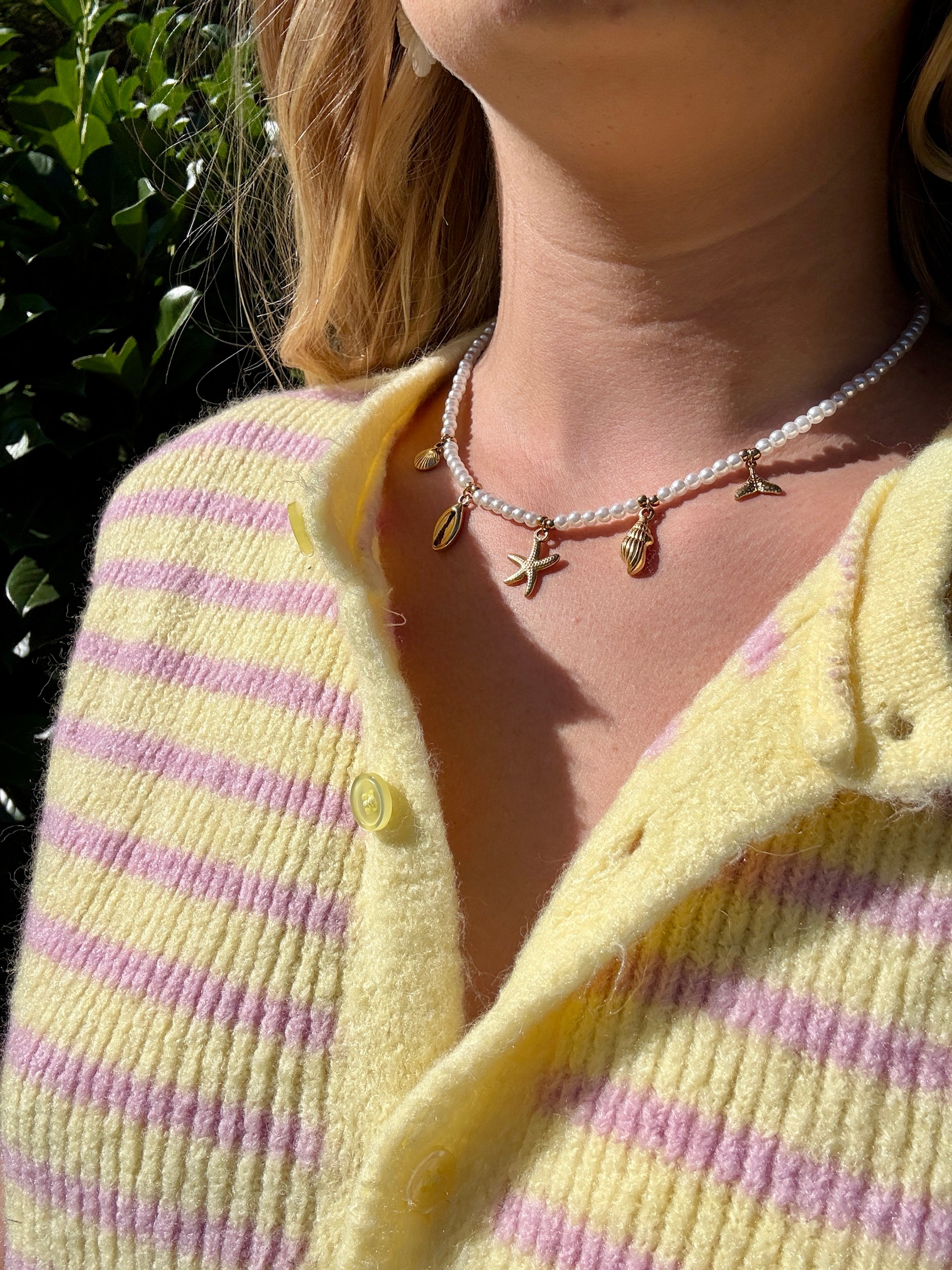 Collier perle de mer