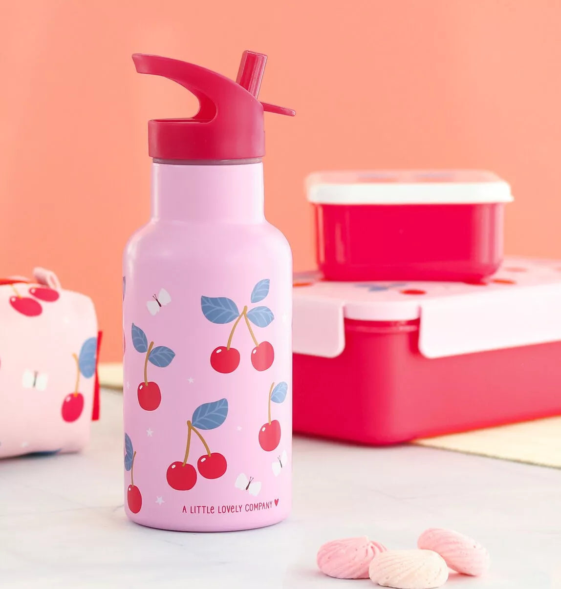Gourde isotherme cerises