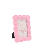 Cadre Ondulé Hestia 10 cm x 15 cm - Rose
