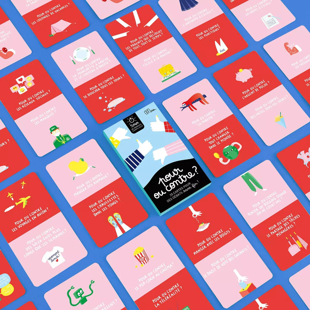 POUR OU CONTRE ? - 25 cartes pour des débats sans fin !