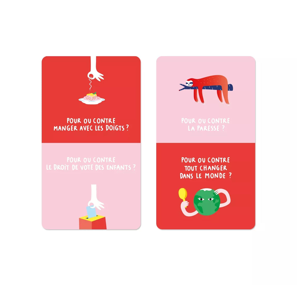 POUR OU CONTRE ? - 25 cartes pour des débats sans fin !