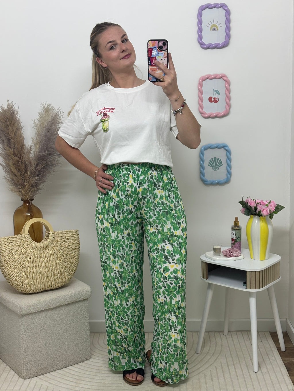 Pantalon plissée
