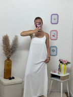 Robe longue blanche