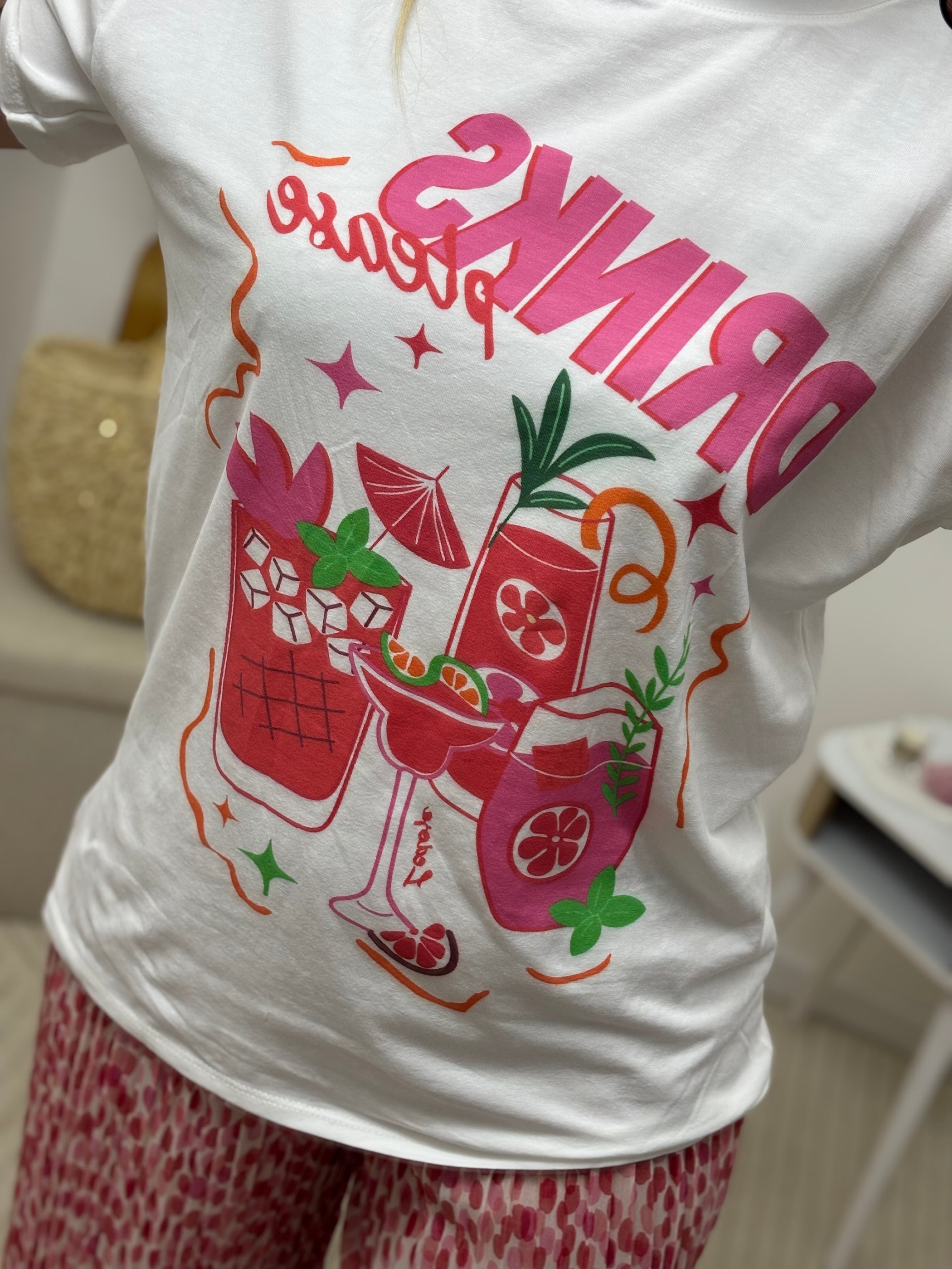 Tee-shirt drinks please