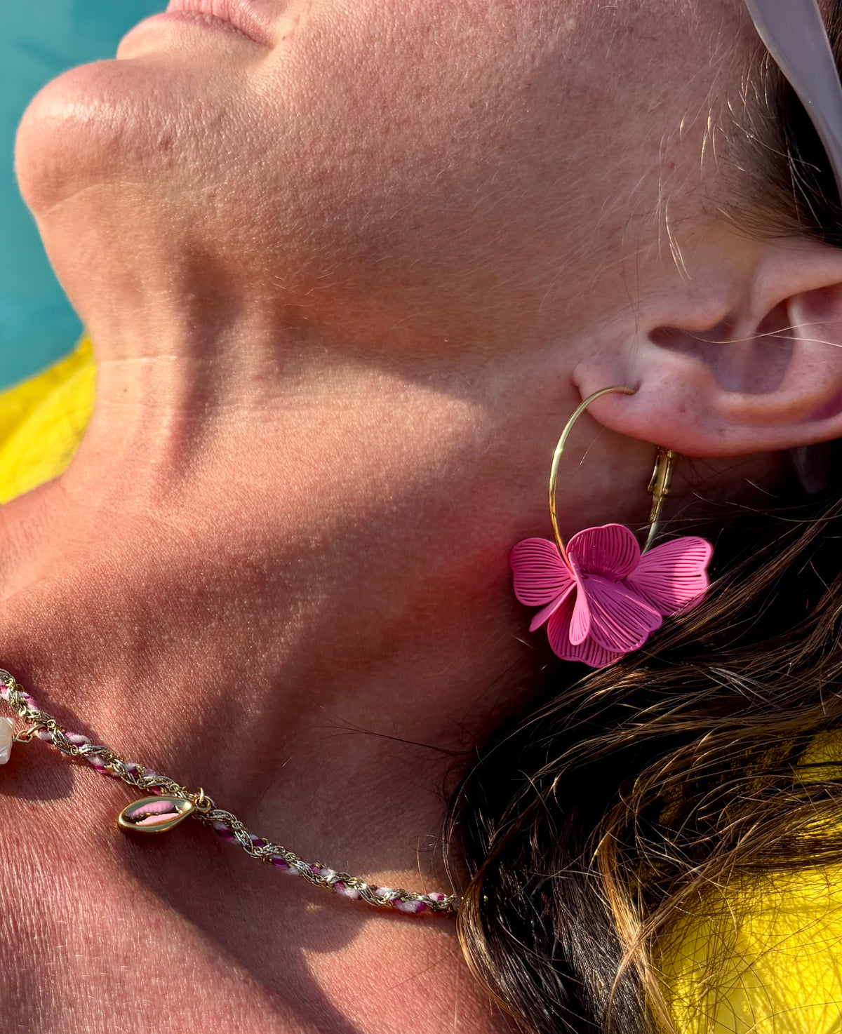 Boucles d’oreilles fleur