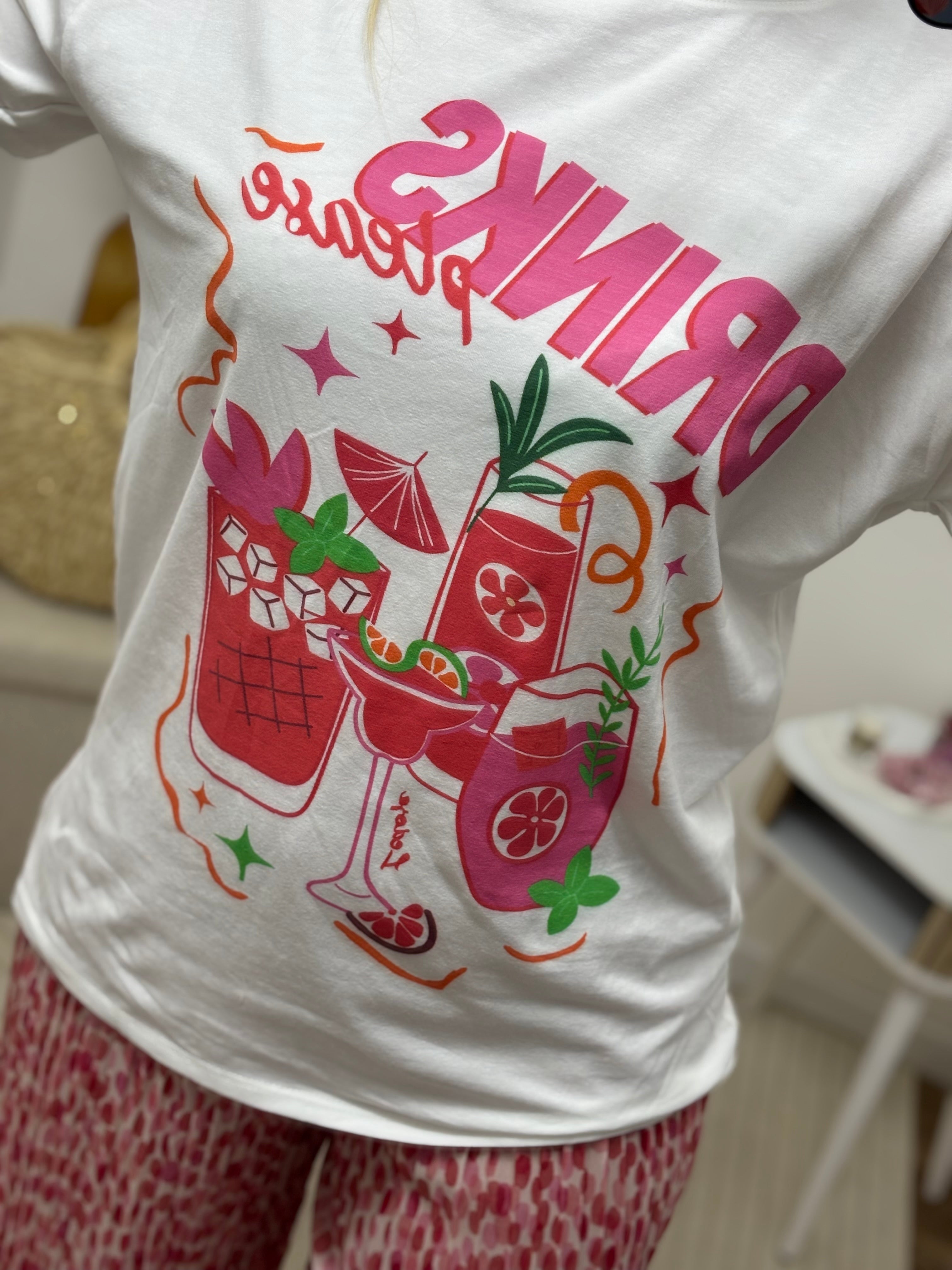 Tee-shirt drinks please
