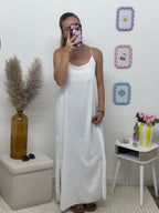 Robe longue blanche