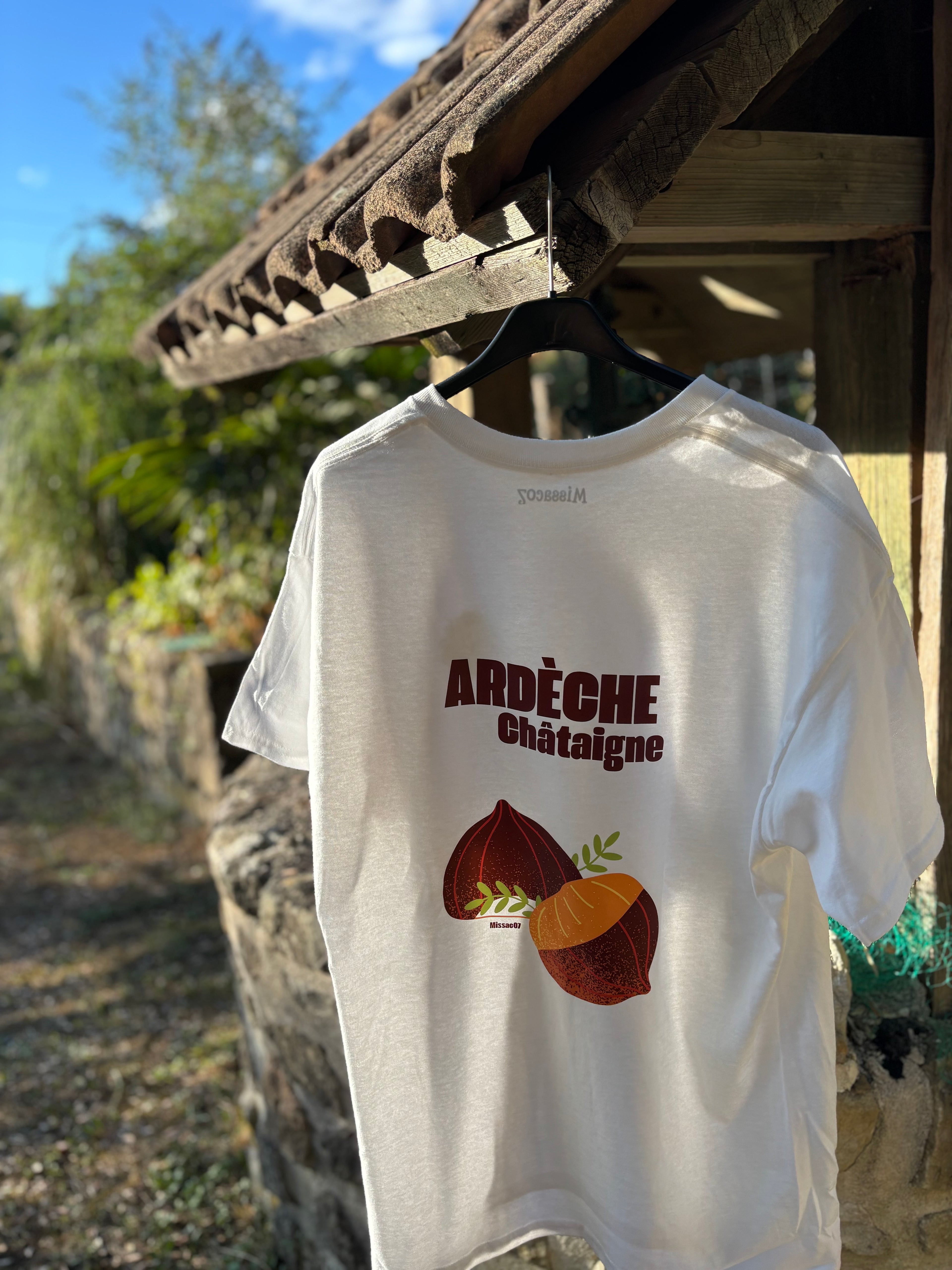 Tee-shirt "ARDÈCHE CHÂTAIGNE"