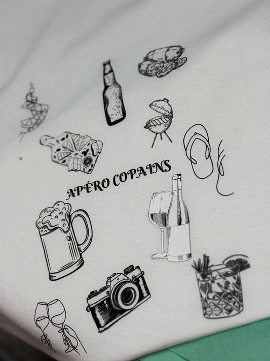 Tee-shirt "APERO COPAINS"