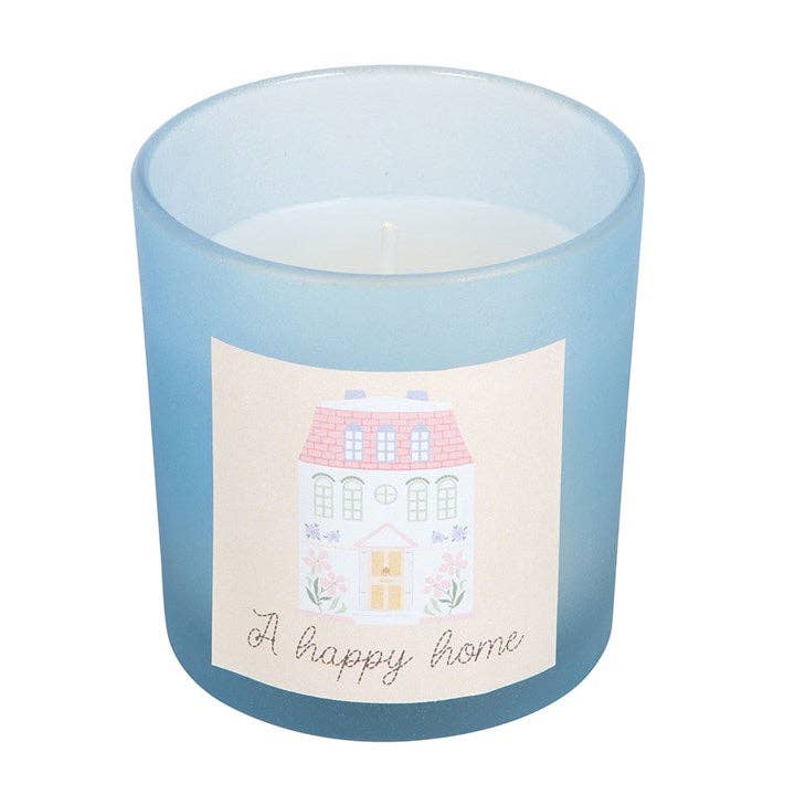 Une bougie en lin frais pour une maison heureuse