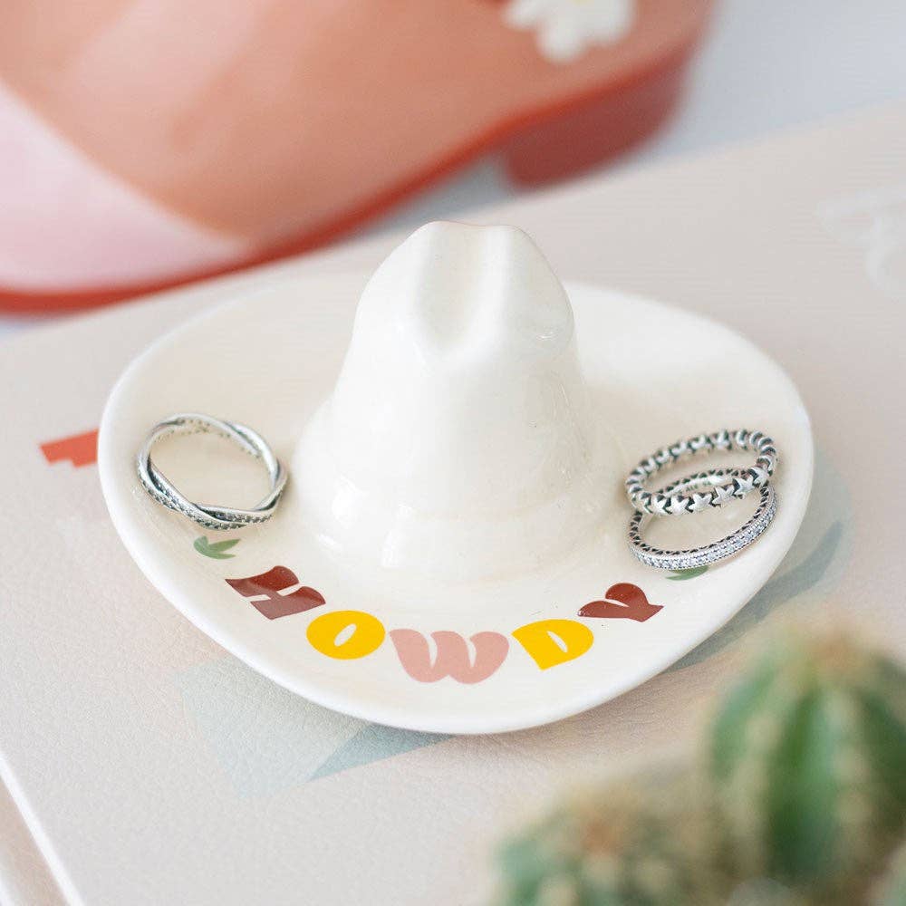 Salut Porte-Bijoux Chapeau de Cowboy