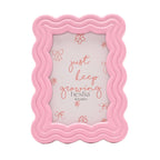 Cadre Ondulé Hestia 10 cm x 15 cm - Rose